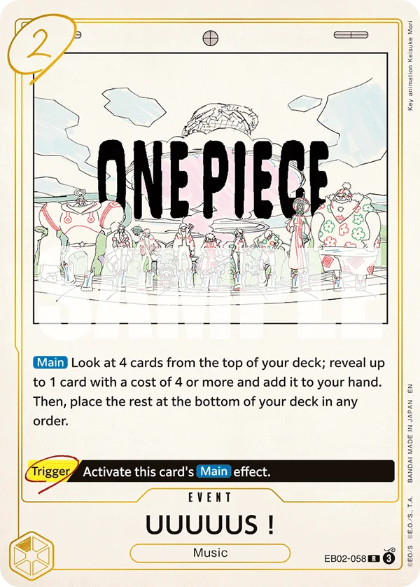 UUUUUS! EB02-058 – One Piece Card Game Event