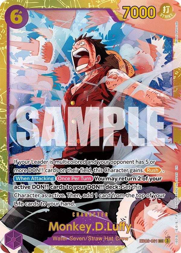 Monkey.D.Luffy EB02-061 – One Piece Card Game Character