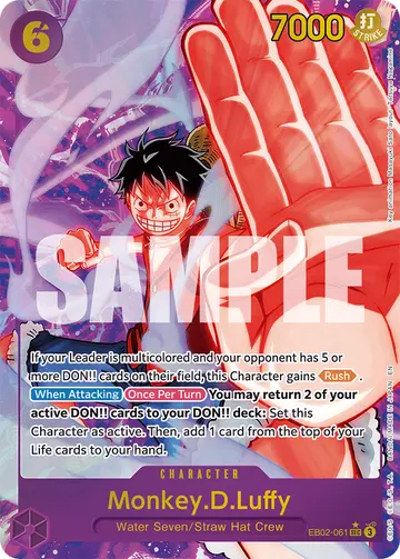 Monkey.D.Luffy EB02-061 (Alternate art)