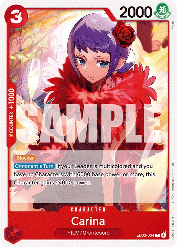 Carina EB03-004 – One Piece Card Game Character
