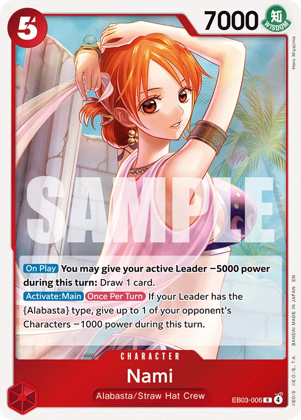 Nami EB03-006 – One Piece Card Game Character
