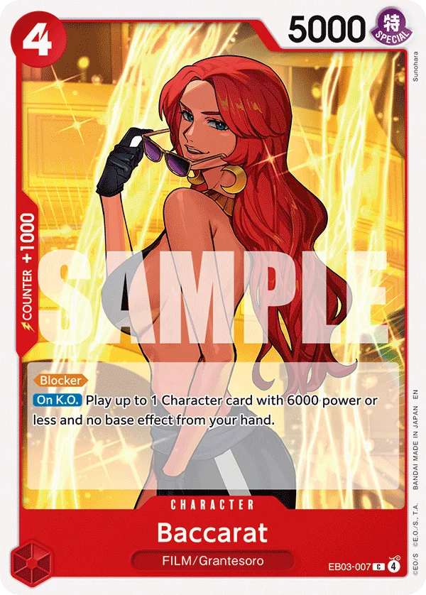 Baccarat EB03-007 – One Piece Card Game Character