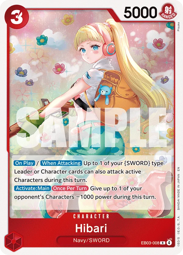 Hibari EB03-008 – One Piece Card Game Character