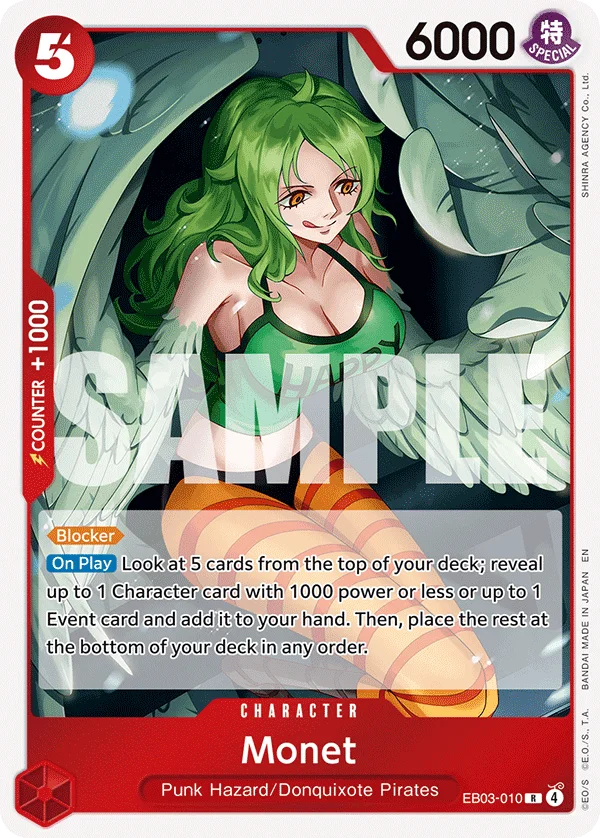 Monet EB03-010 – One Piece Card Game Character