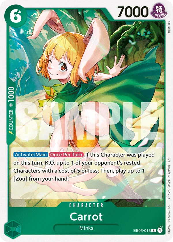 Carrot EB03-013 – One Piece Card Game Character