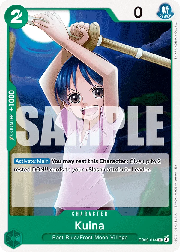 Kuina EB03-014 – One Piece Card Game Character