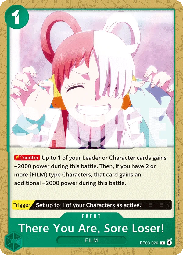 There You Are, Sore Loser! EB03-020 – One Piece Card Game Event