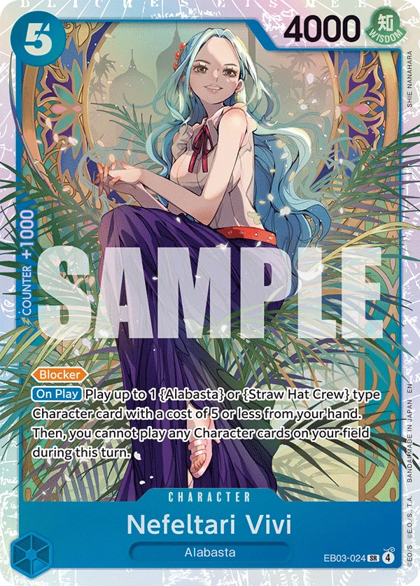 Nefeltari Vivi EB03-024 – One Piece Card Game Character