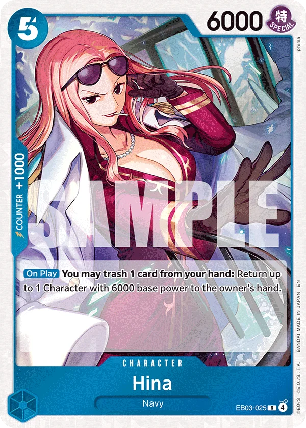 Hina EB03-025 – One Piece Card Game Character