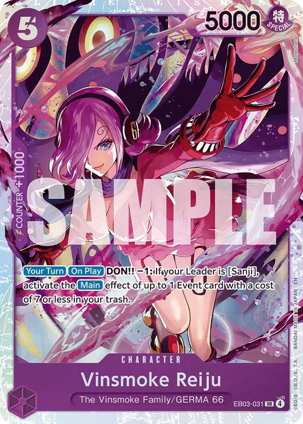 Vinsmoke Reiju EB03-031 – One Piece Card Game Character