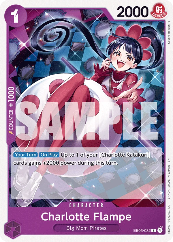 Charlotte Flampe EB03-032 – One Piece Card Game Character