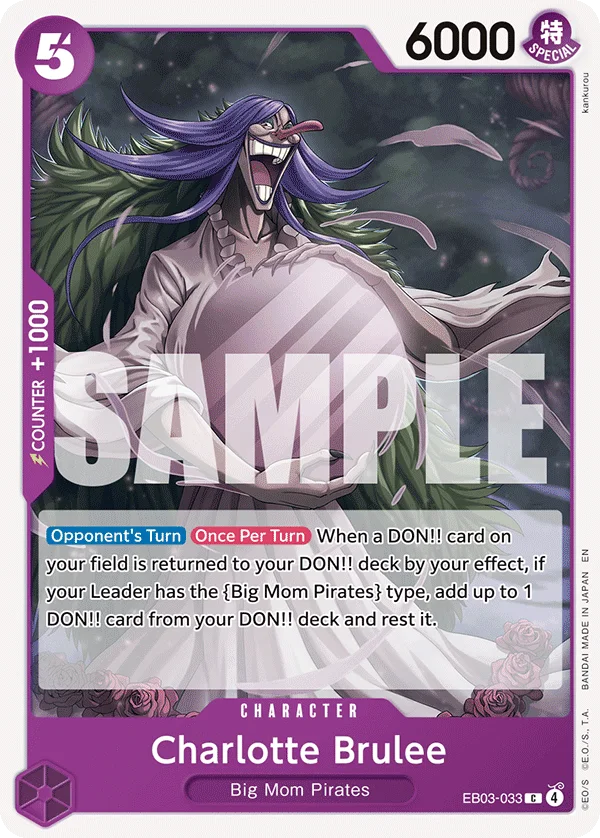 Charlotte Brulee EB03-033 – One Piece Card Game Character