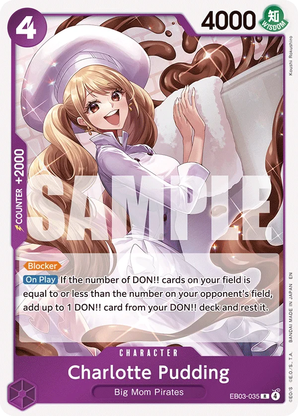 Charlotte Pudding EB03-035 – One Piece Card Game Character