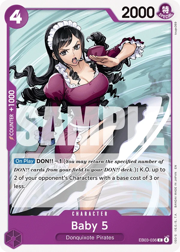 Baby 5 EB03-036 – One Piece Card Game Character