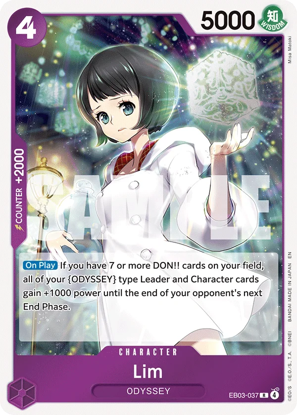 Lim EB03-037 – One Piece Card Game Character