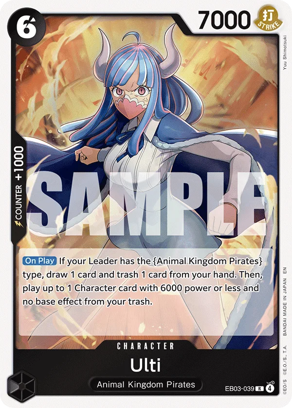 Ulti EB03-039 – One Piece Card Game Character