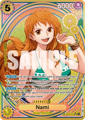 Nami EB03-053 (Alternate art)