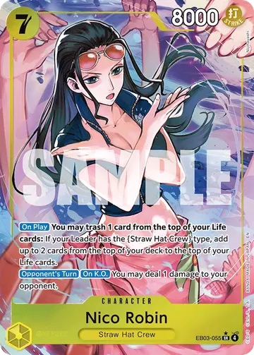 Nico Robin EB03-055 (Alternate art)