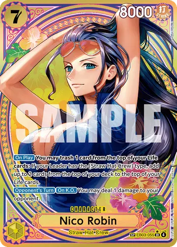 Nico Robin EB03-055 (Alternate art)