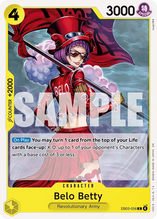 Belo Betty EB03-056 – One Piece Card Game Character