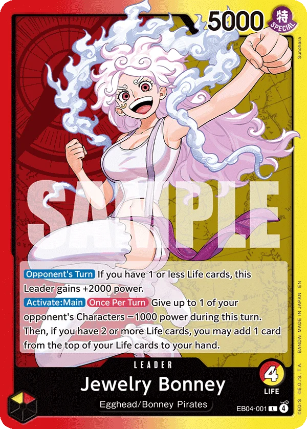 Jewelry Bonney EB04-001 – One Piece Card Game Leader