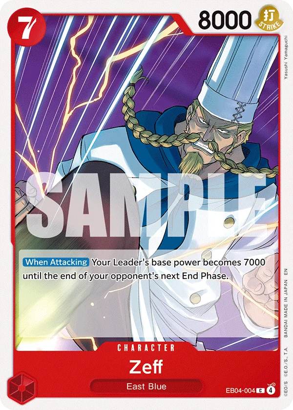 Zeff EB04-004 – One Piece Card Game Character