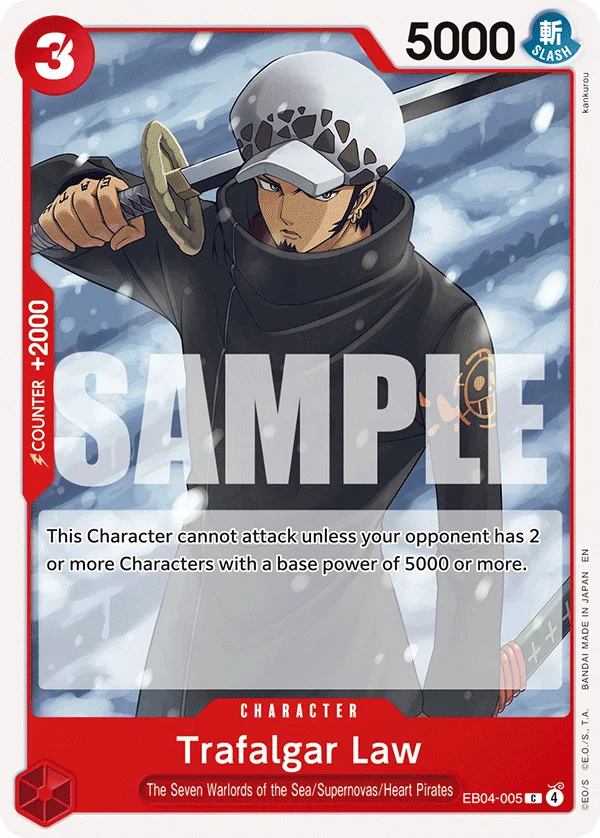 Trafalgar Law EB04-005 – One Piece Card Game Character