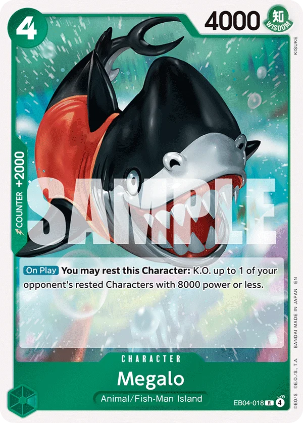 Megalo EB04-018 – One Piece Card Game Character