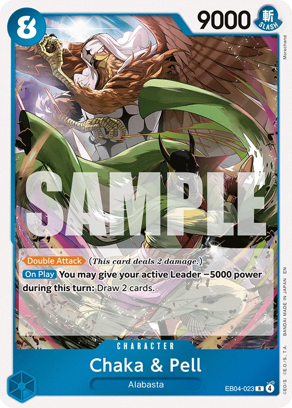 Chaka & Pell EB04-023 – One Piece Card Game Character