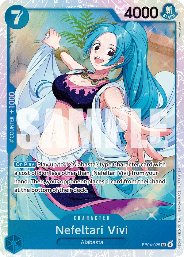 Nefeltari Vivi EB04-025 – One Piece Card Game Character