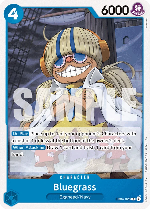 Bluegrass EB04-026 – One Piece Card Game Character