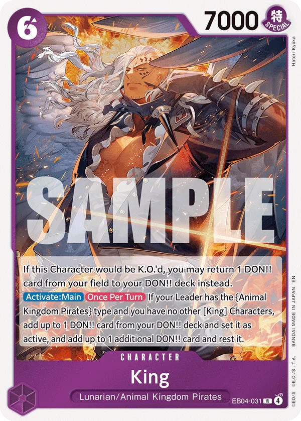 King EB04-031 – One Piece Card Game Character
