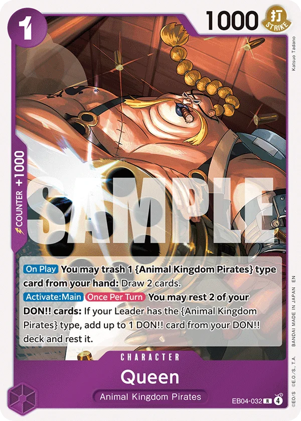 Queen EB04-032 – One Piece Card Game Character