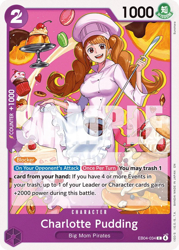 Charlotte Pudding EB04-034 – One Piece Card Game Character