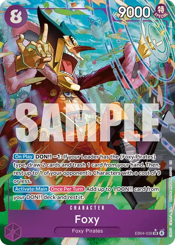 Foxy EB04-036 (Alternate art)