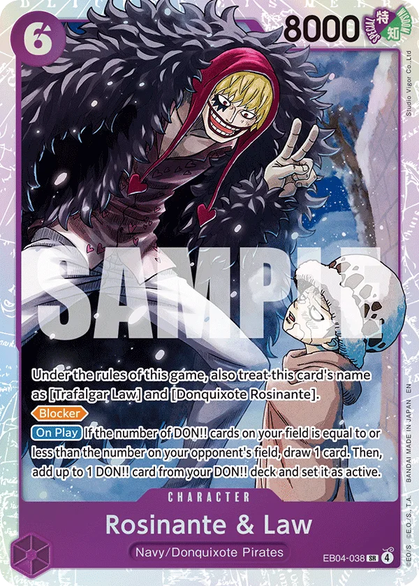 Rosinante & Law EB04-038 – One Piece Card Game Character