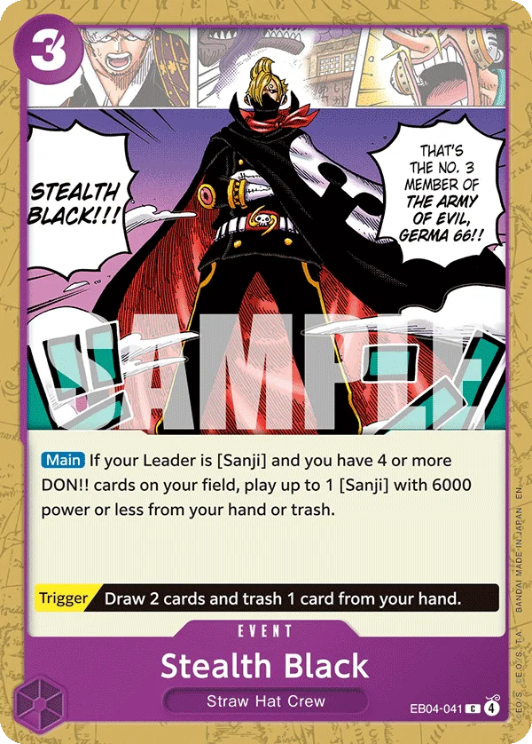 Stealth Black EB04-041 – One Piece Card Game Event