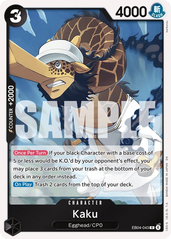 Kaku EB04-043 – One Piece Card Game Character