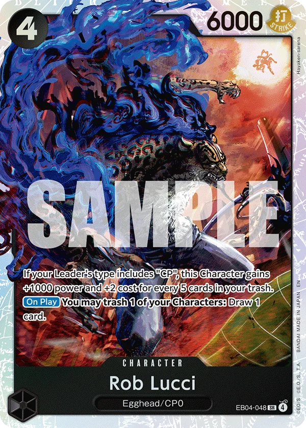 Rob Lucci EB04-048 – One Piece Card Game Character