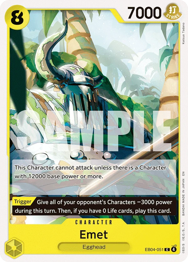 Emet EB04-051 – One Piece Card Game Character