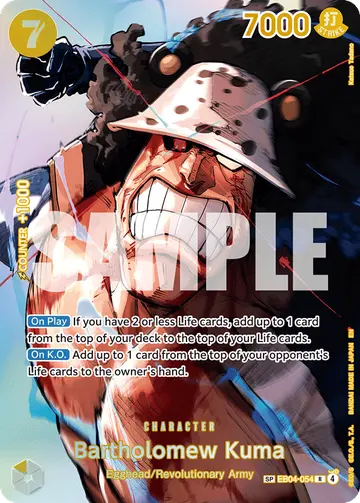 Bartholomew Kuma EB04-054 (Alternate art)