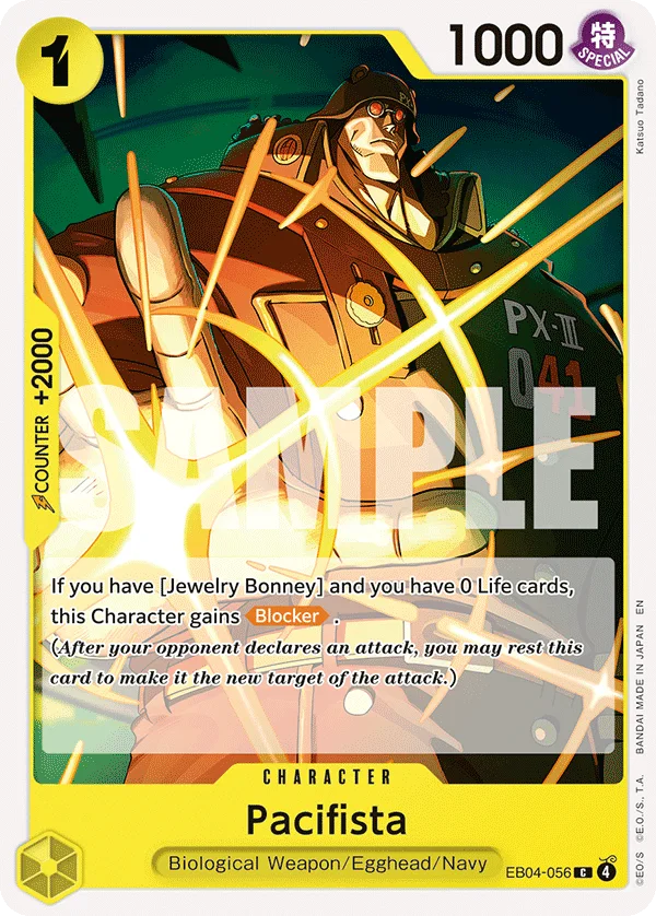 Pacifista EB04-056 – One Piece Card Game Character