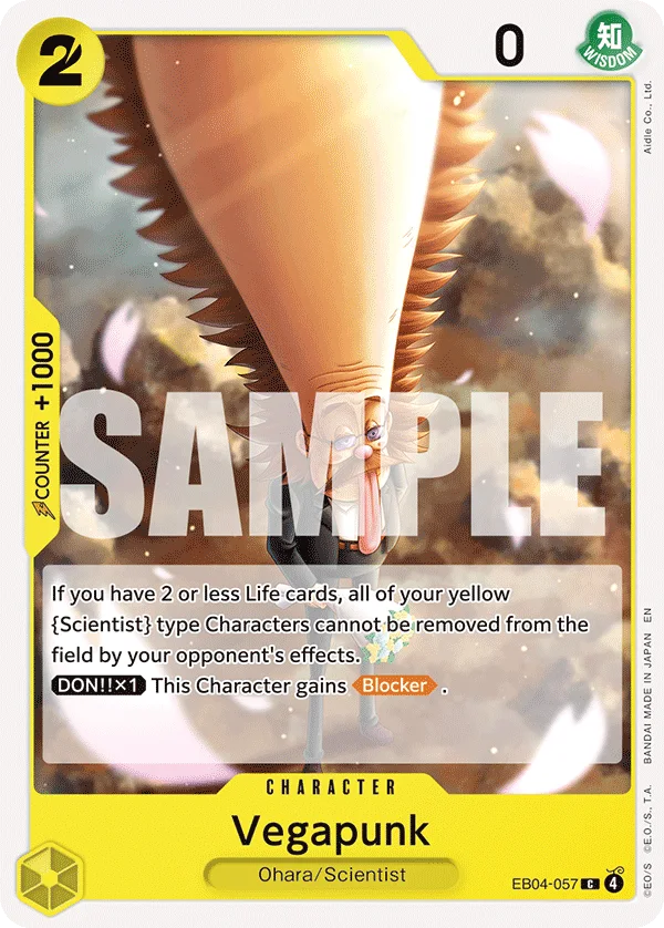Vegapunk EB04-057 – One Piece Card Game Character