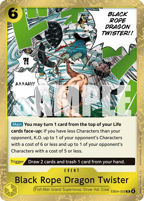 Black Rope Dragon Twister EB04-059 – One Piece Card Game Event