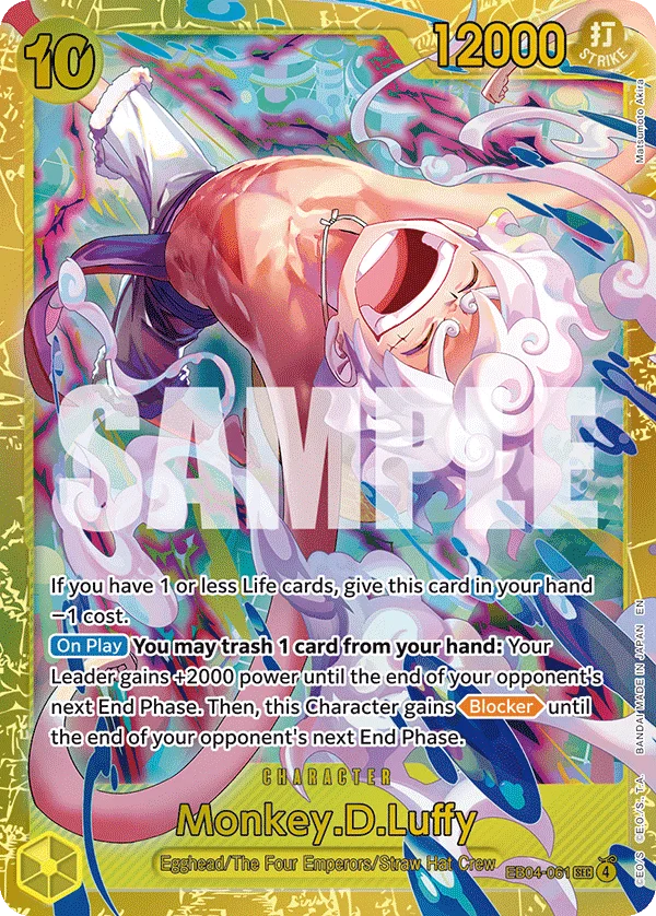 Monkey.D.Luffy EB04-061 – One Piece Card Game Character