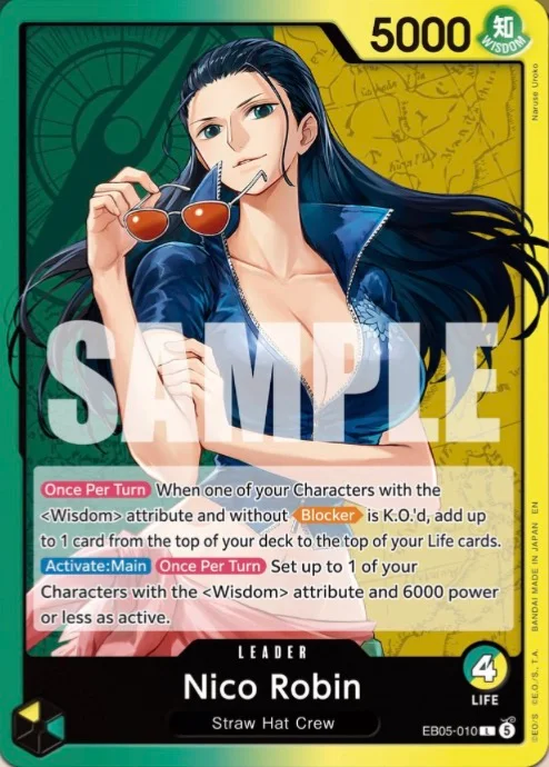 Nico Robin EB05-010 – One Piece Card Game Leader