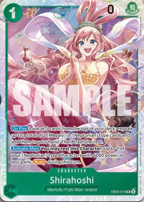 Shirahoshi EB05-014 – One Piece Card Game Character