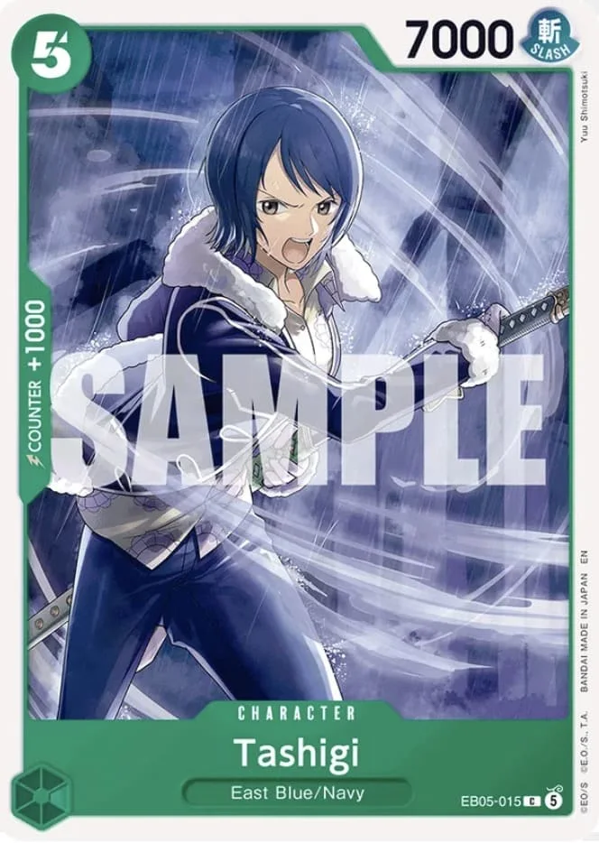 Tashigi EB05-015 – One Piece Card Game Character