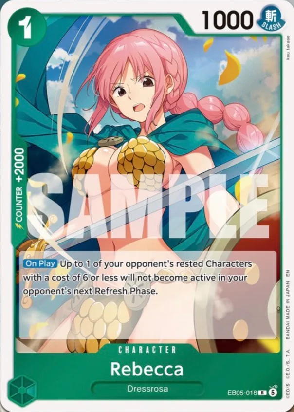 Rebecca EB05-018 – One Piece Card Game Character
