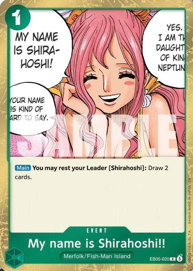 My name is Shirahoshi!! EB05-020 – One Piece Card Game Event